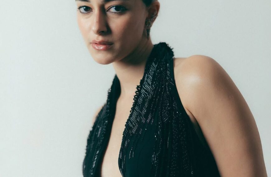 Ananya Panday’s little black dress by Gaurav Gupta was far from monotonous