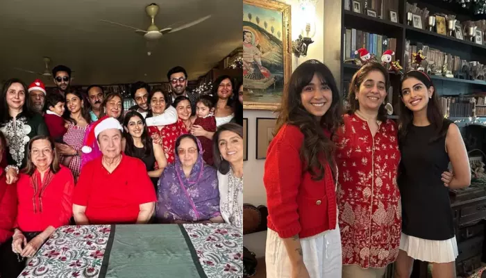 Kapoor’s Christmas Family Picture Ft Alia, Raha, Agastya Nanda And Others While Karisma Is A No Show