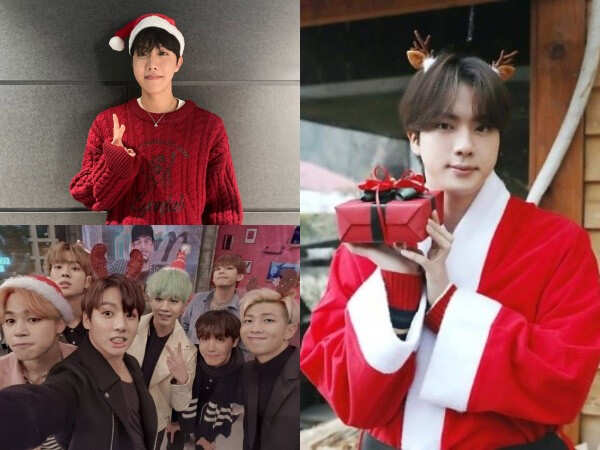 Photos: BTS members celebrating Christmas over the years