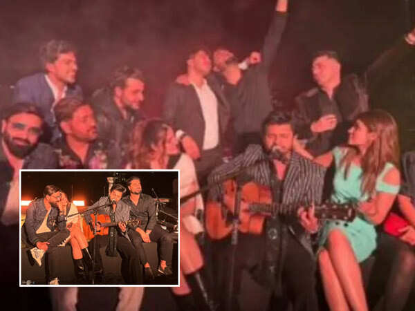 Kriti Sanon attends Rahat Fateh Ali Khans concert with Kabir Bahia