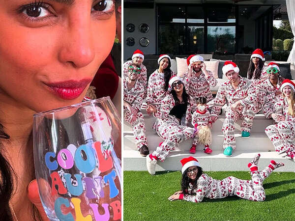 In Pics: Priyanka Chopra and Nick Jonas celebrate Christmas in style