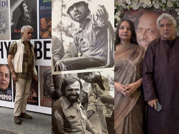 Javed Akhtar Shabana Azmi and more attend Shyam Benegalâs prayer meet