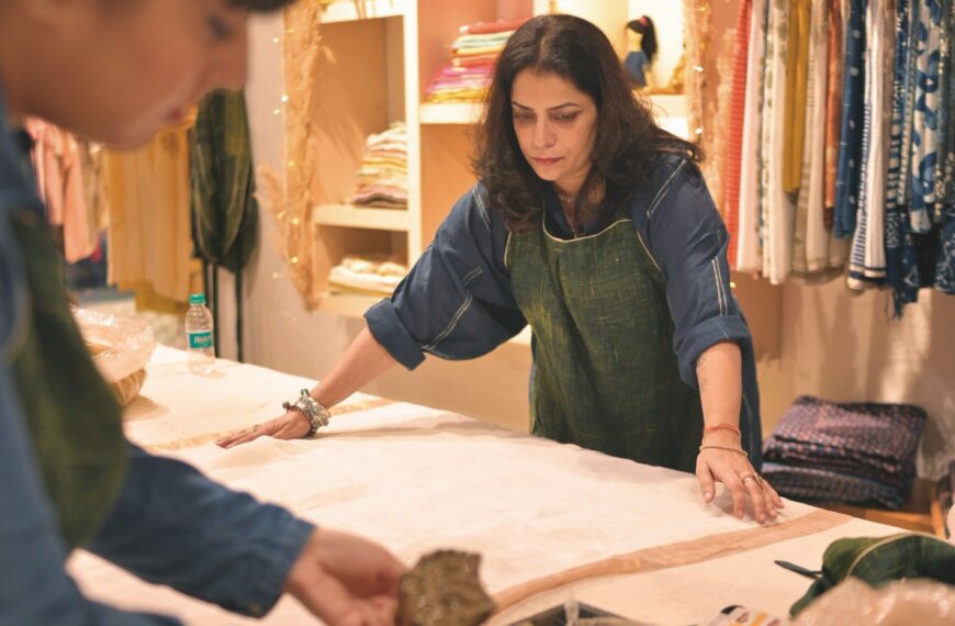 Fashion designers Anavila Misra and Yash Patil share a love for modernising Indian crafts