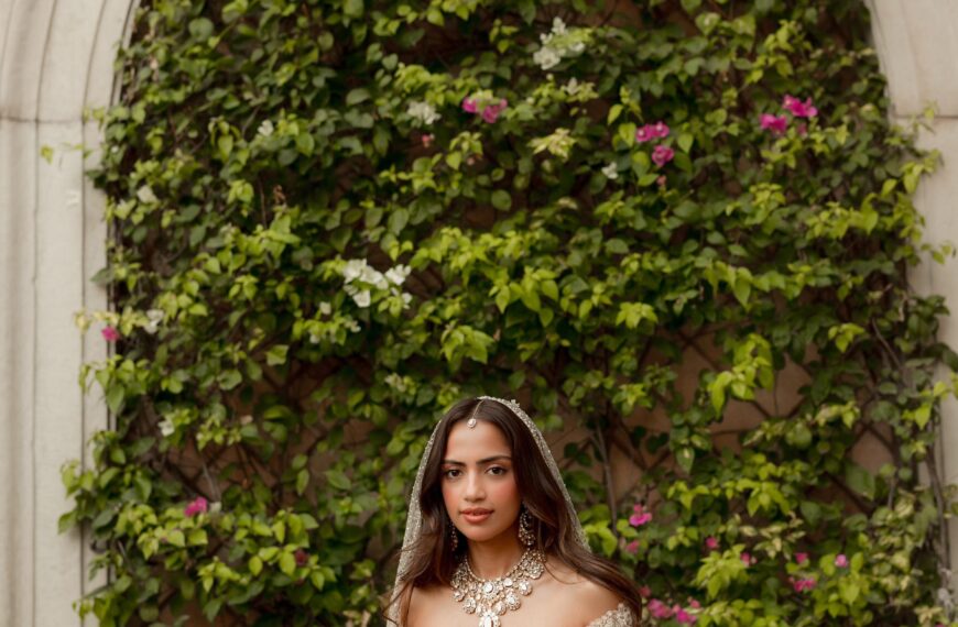 This celebrity makeup artist created her own bridal look—here’s how she did it