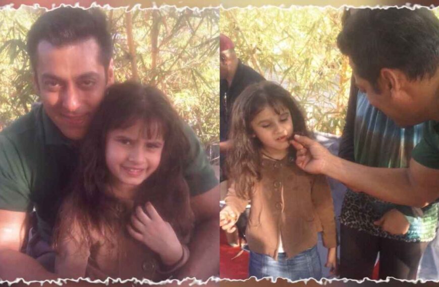 Rasha Thadani Childhood Photo with Salman Khan Goes Viral Ahead of Her Film Azaad