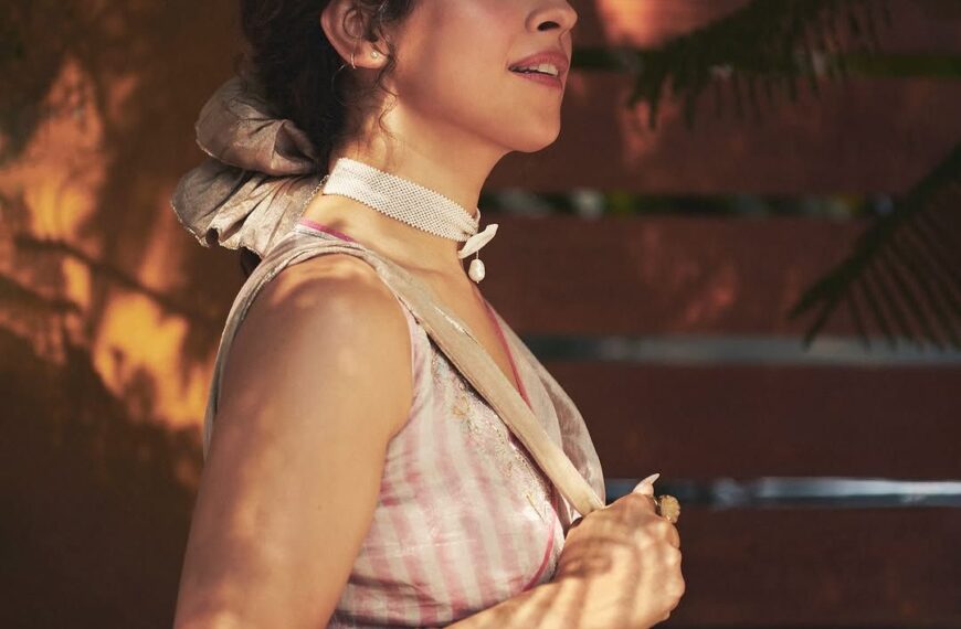 Sanya Malhotra paired a candy pink…