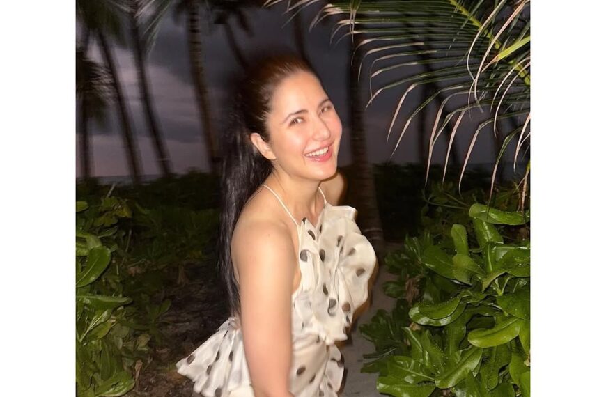 Katrina Kaif welcomed 2025 in a halter mini dress from Zimmermann