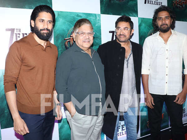 Pics : Aamir Khan Allu Arvind Naga Chaitanya at Thandel trailer launch 