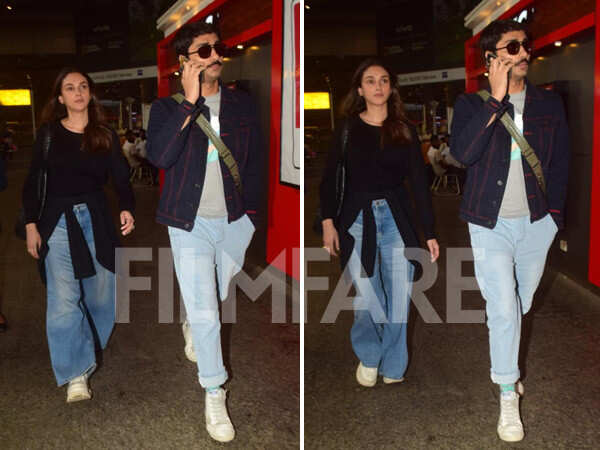 Photos: Aditi Rao Hydari and Siddharth Make a Stylish Appearance