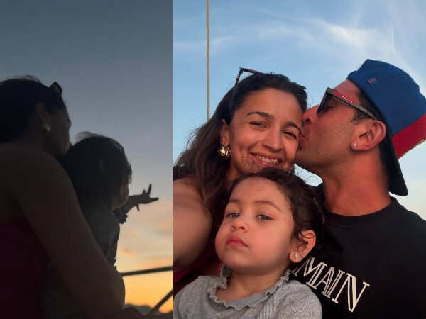 Ranbir Kapoor kisses Alia Bhatt holds Raha close in these New Year pics