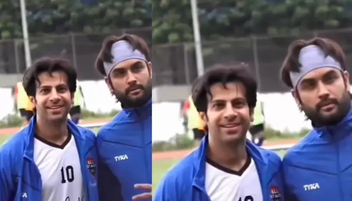 ‘Bigg Boss 18’s Karan Veer Mehra, Vivian Dsena Once Posed In Blue Jersey’s After A Game Of Football