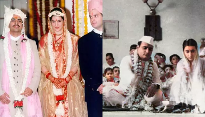 Priyanka Gandhi Wore Naani, Indira Gandhi’s Wedding Saree For Political Rallies And Her Own Wedding