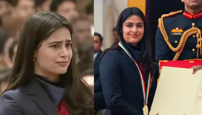 Manu Bhaker Faces An OOPS Moment While Receiving Khel Ratna Award From President, Draupadi Murmu