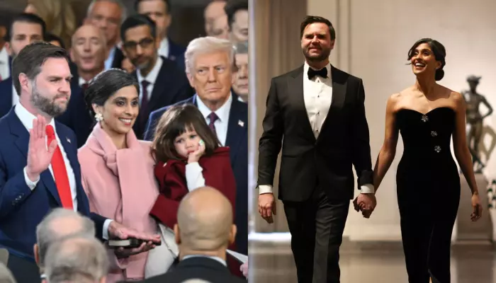 Usha Vance Shines At Donald Trump’s Oath Ceremony: Indian-Origin US Second Lady Who Could’ve Been VP
