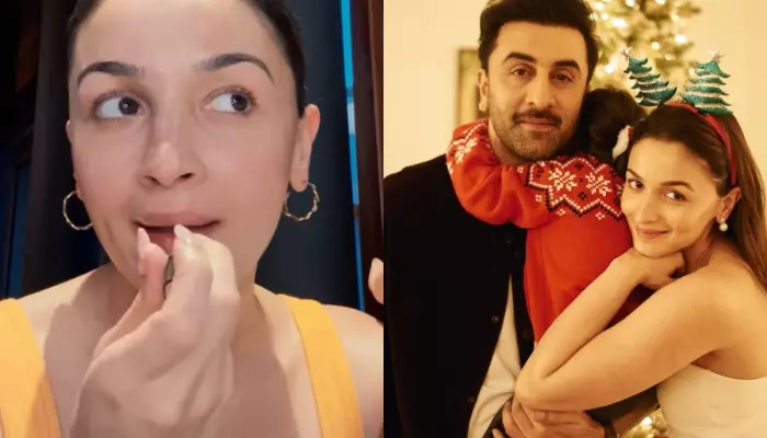 Alia Bhatt Applies Lipstick In Video, Netizens Wonder Why She Didn’t ‘Wipe It Off’ As Told By Ranbir