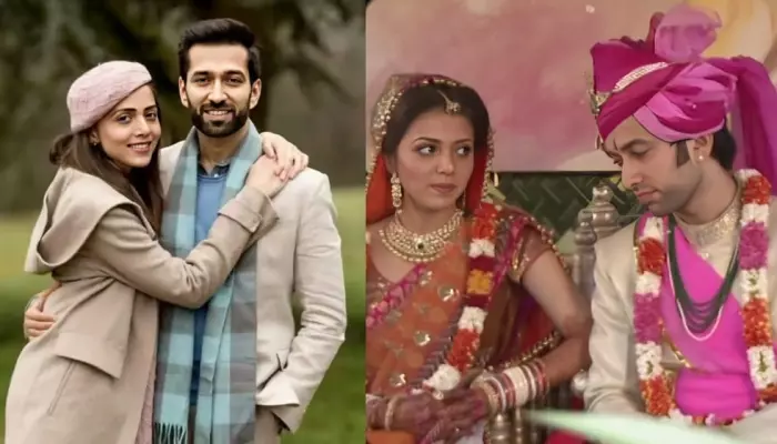 Nakuul Mehta Shares Unseen Wedding Clip, Wife, Jankee’s Stunning Orange Lehenga Steals The Show