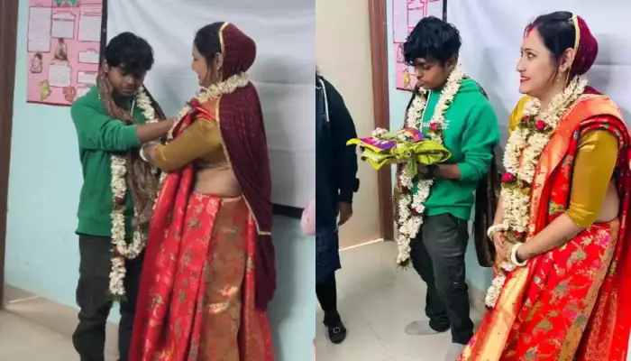 ‘Classroom Wedding’ Of Female Teacher-Student Goes Viral, Netizen Says, ‘Society Has Gone In…’