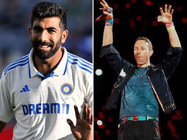 Jasprit Bumrah reacts to Coldplays tribute during Mumbai concert
