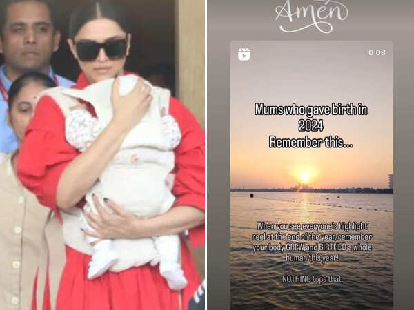 Deepika Padukone shares a post on mothers who gave birth in 2024
