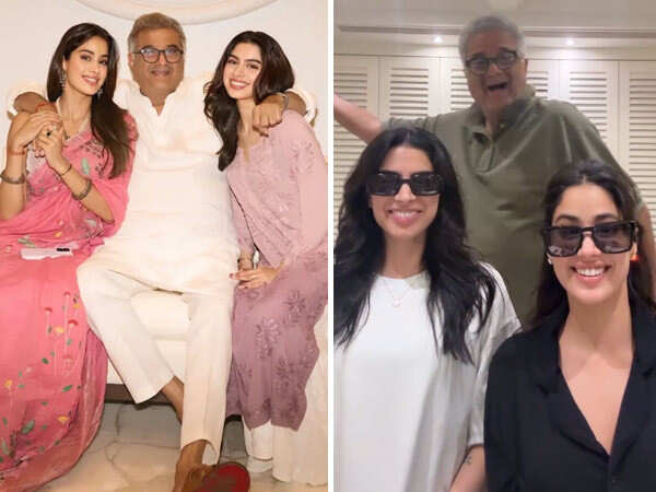 WATCH: Khushi Kapoor makes Janhvi and Boney dance to Loveyapas title track