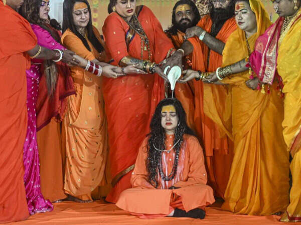 Actor Mamta Kulkarni becomes Mai Mamta Nand Giri at Mahakumbh
