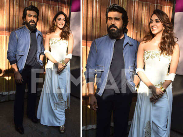 PHOTOS: Ram Charan and Kiara Advani promote Game Changer in the city