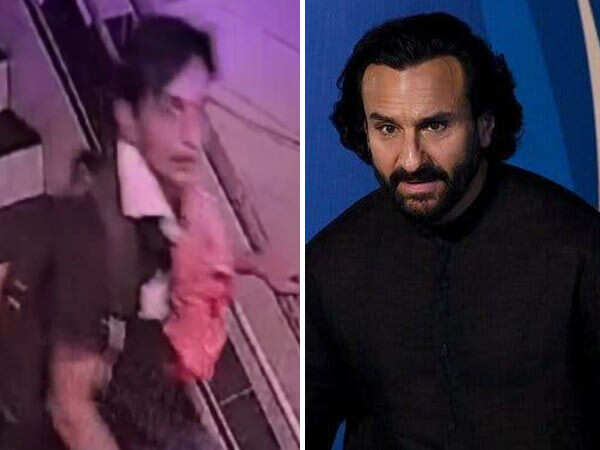 VIDEO: Saif Ali Khanâs alleged attacker hurriedly climbs down the stairs
