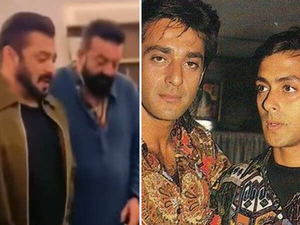 VIRAL VIDEO: Salman Khan and Sanjay Dutts New Year shenanigans