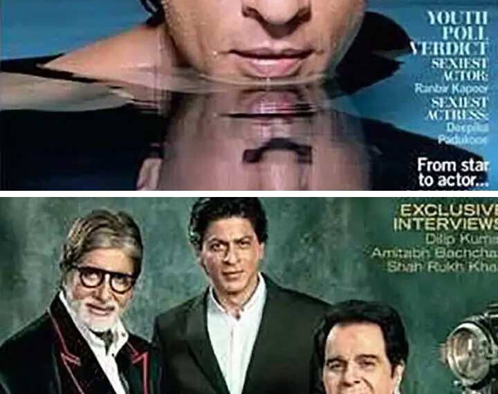 Top 10 Filmfare Covers of SRK