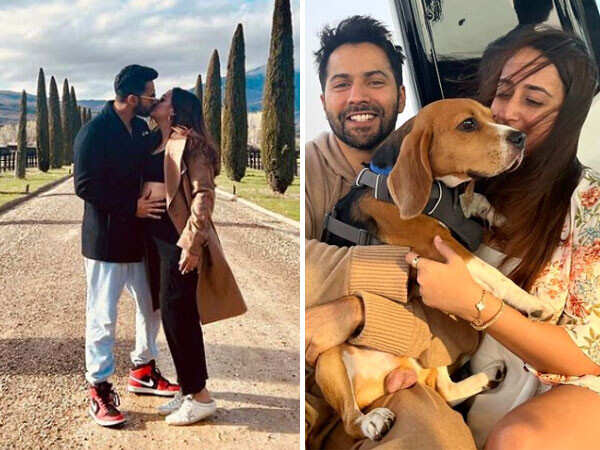 Anniversary Special: Varun Dhawan kisses wife Natasha in this romantic pic