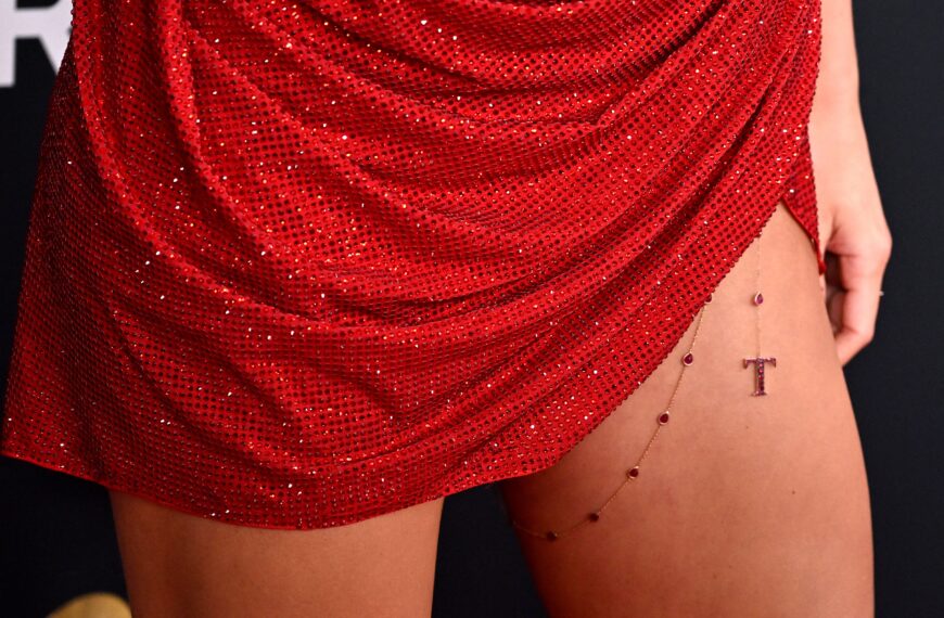 Is Taylor Swift’s Grammys jewellery a nod to her lover (and her next release)?