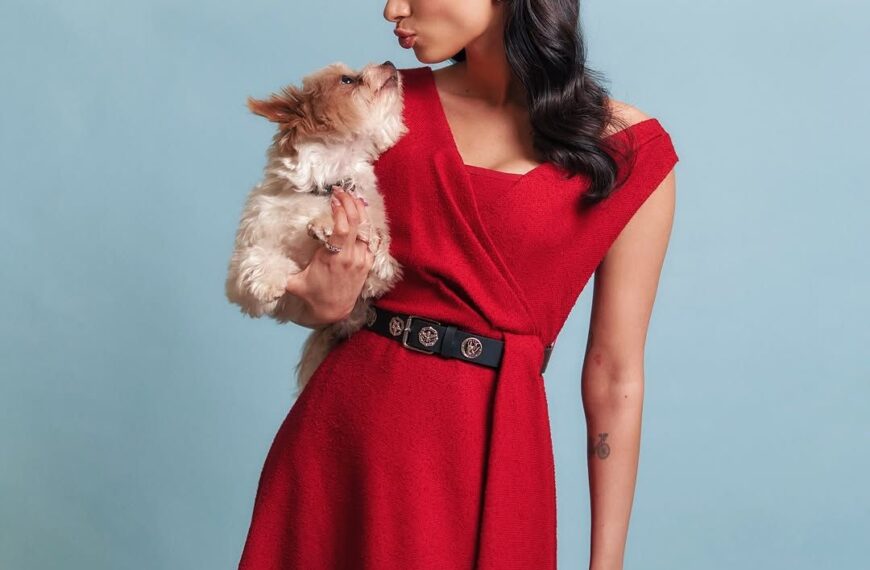 How to style a red dress without looking like a walking Valentine’s Day card