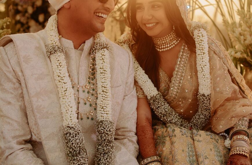 EXCLUSIVE: Prajakta Koli and Vrishank Khanal’s wedding ceremony was a nature-inspired affair in Karjat
