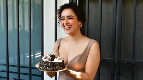 Sanya Malhotra Celebrates Birthday on Set of ‘Sunny…