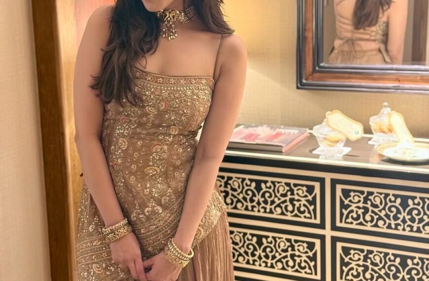 Shraddha Kapoor’s Anita Dongre sharara set belongs in every bridesmaid’s closet