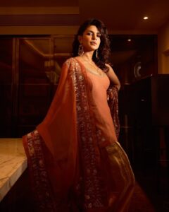 Priyanka Chopra Jonas wears a Re-ceremonial salwar-kameez that&hellip;