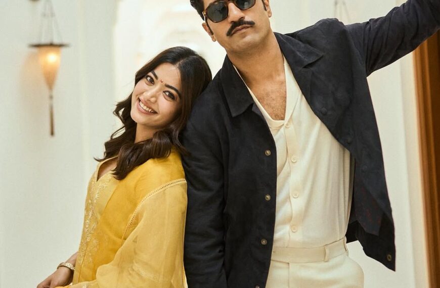 Rashmika Mandanna’s yellow Chanderi kurta featured dori embroidery
