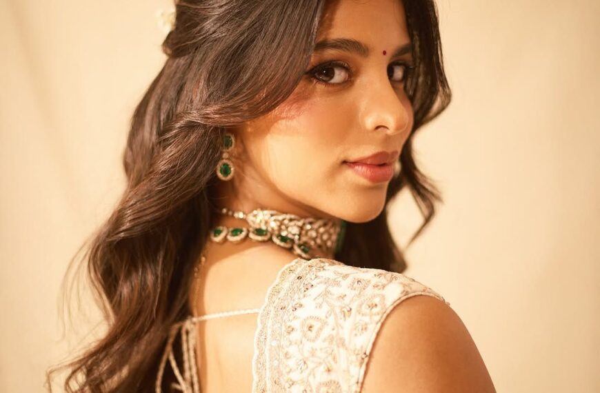 Suhana Khan’s Torani lehenga featured intricate embroidery of&hellip;