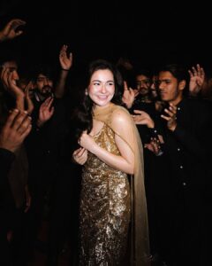 Pakistani actor Hania Aamir wore a gilded Rahul&hellip;