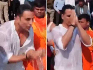 Akshay Kumar seeks blessings at Maha Kumbh 