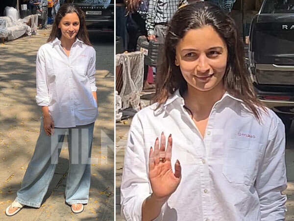 Alia Bhatt Stuns In A Casual No-Makeup Look
