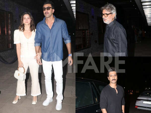 Alia Bhatt Ranbir Kapoor and Vicky Kaushal at SLBs birthday bash