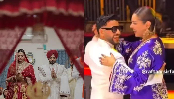 Raftaar Dances With Wife At Reception, Netizens React To Their Height Difference, ‘She’s Taller..’