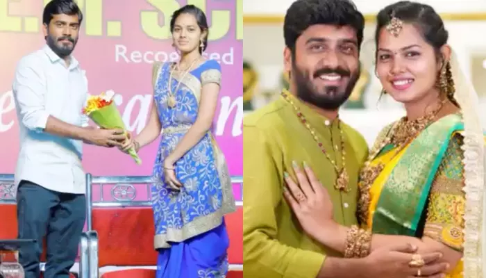 Telegu Influencer, Poojitha Adari Married Her School Principal At The Age Of 18, Internet Reacts