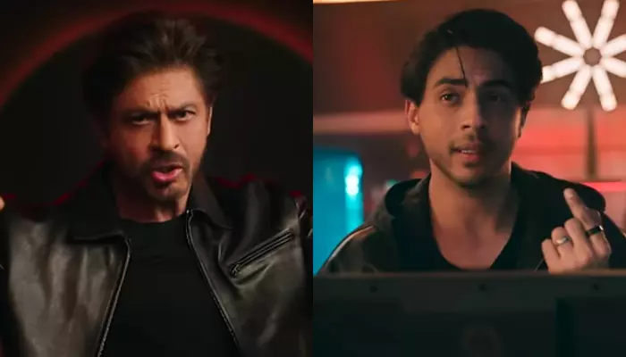 SRK Arrives Alone To Promote Son, Aryan’s Directorial Debut Show, Actor Asks, ‘Tere Baap Ka Raaj…’