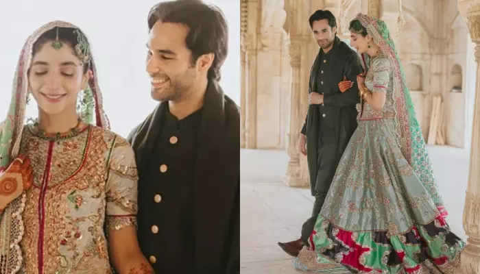 ‘Sanam Teri Kasam’ Fame Mawra Hocane Gets Married To Ameer Gilani, Slips Into Unique Lehenga-Choli