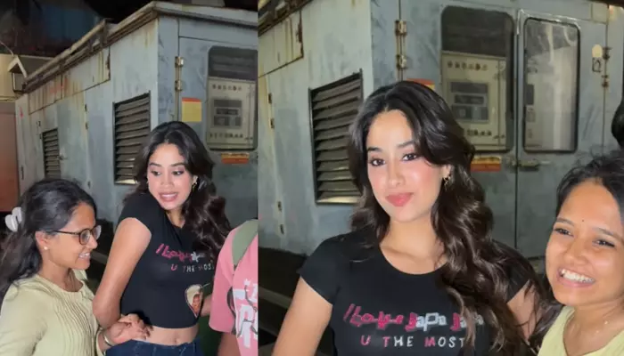 Janhvi Kapoor Looks Uncomfortable As A Fan Pushes Her For Selfie During ‘Loveyapa’ Screening