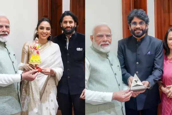 Sobhita Dhulipala, Naga Chaitanya, And Nagarjuna Meet PM…