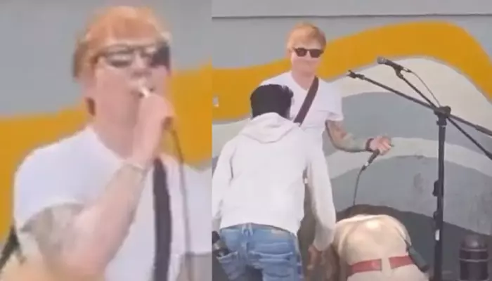 Ed Sheeran’s Awkward Encounter With Indian Police As They Stopped His Street Performance Mid-Way