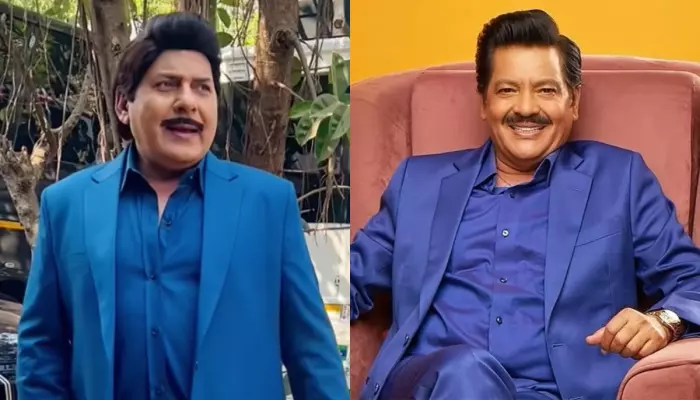 Sudesh Lehri Dresses Up As Udit Narayan For ‘Laughter Chefs 2’ Special Episode, Paps Cheer, ‘Kiss..’
